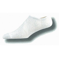 Stock Flat Knit Lightweight No Show Heel & Toe Sock (7-11 Medium)